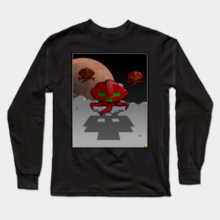 Invaders from vintage space Long Sleeve T-Shirt